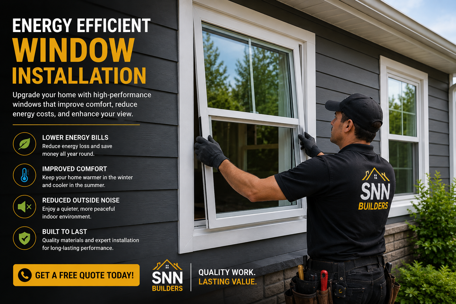 Energy efficient window installation Sacramento CA