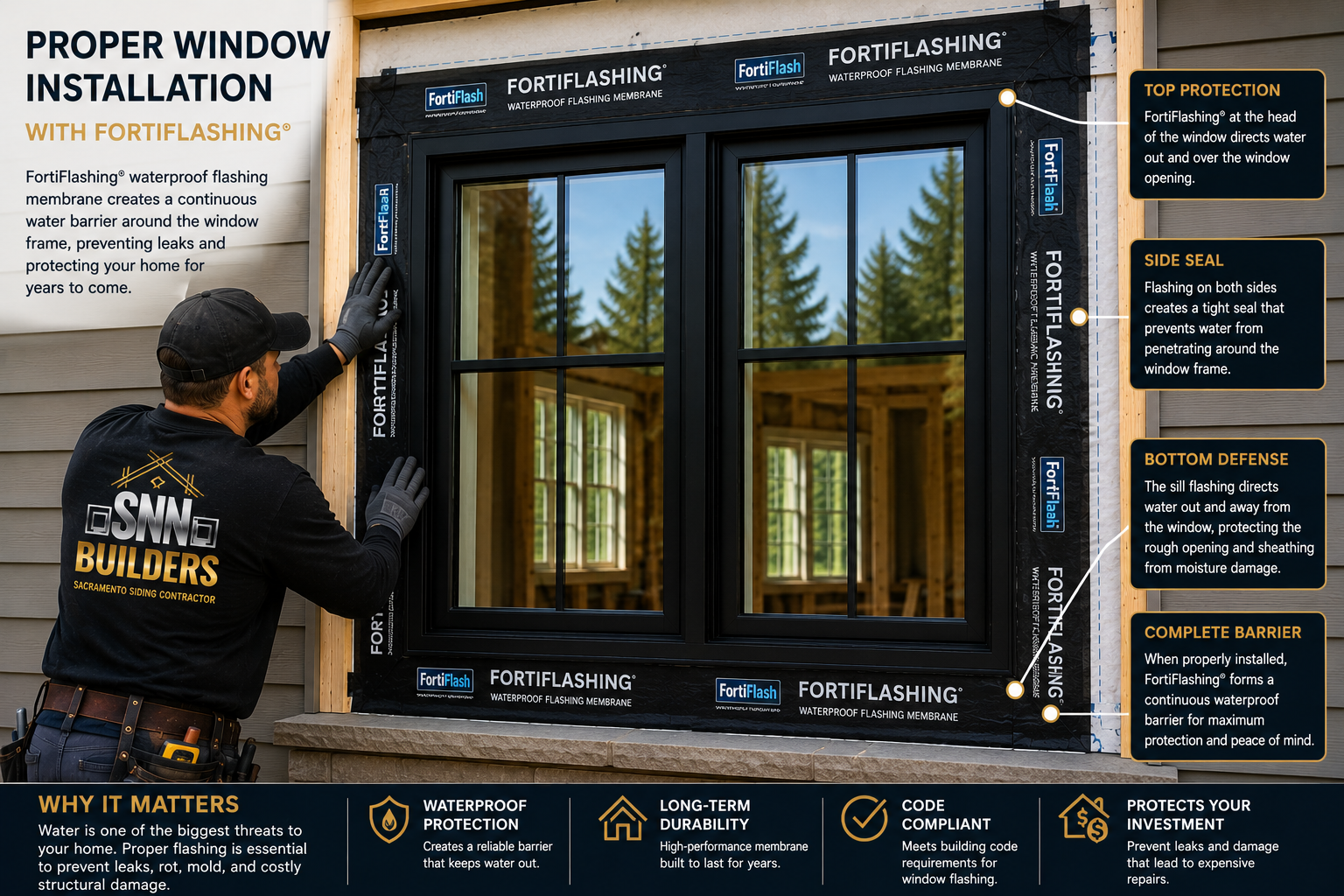 Before and after window replacement Sacramento CA