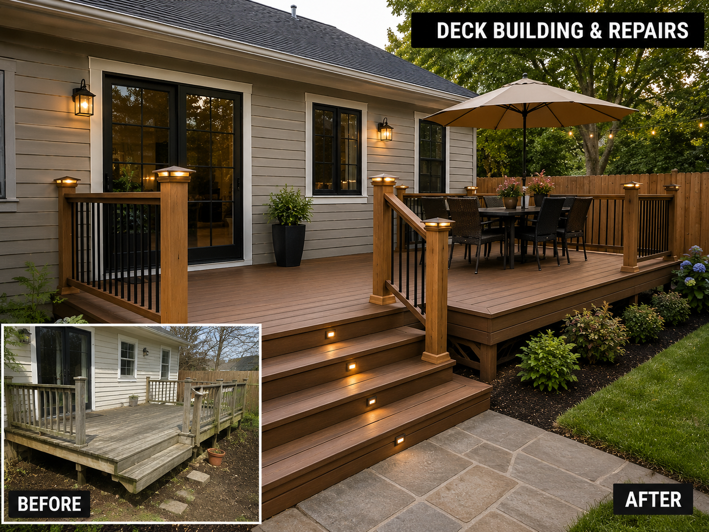 Deck building and repair project
