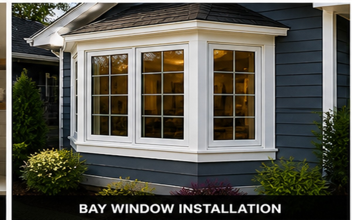 Bay and bow window installation Sacramento CA